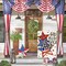 4th of July Patriotic Garden Flag 12x18 Inch Double Sided Outside, God Bless America Stars and Stripes Yard Outdoor Decoration